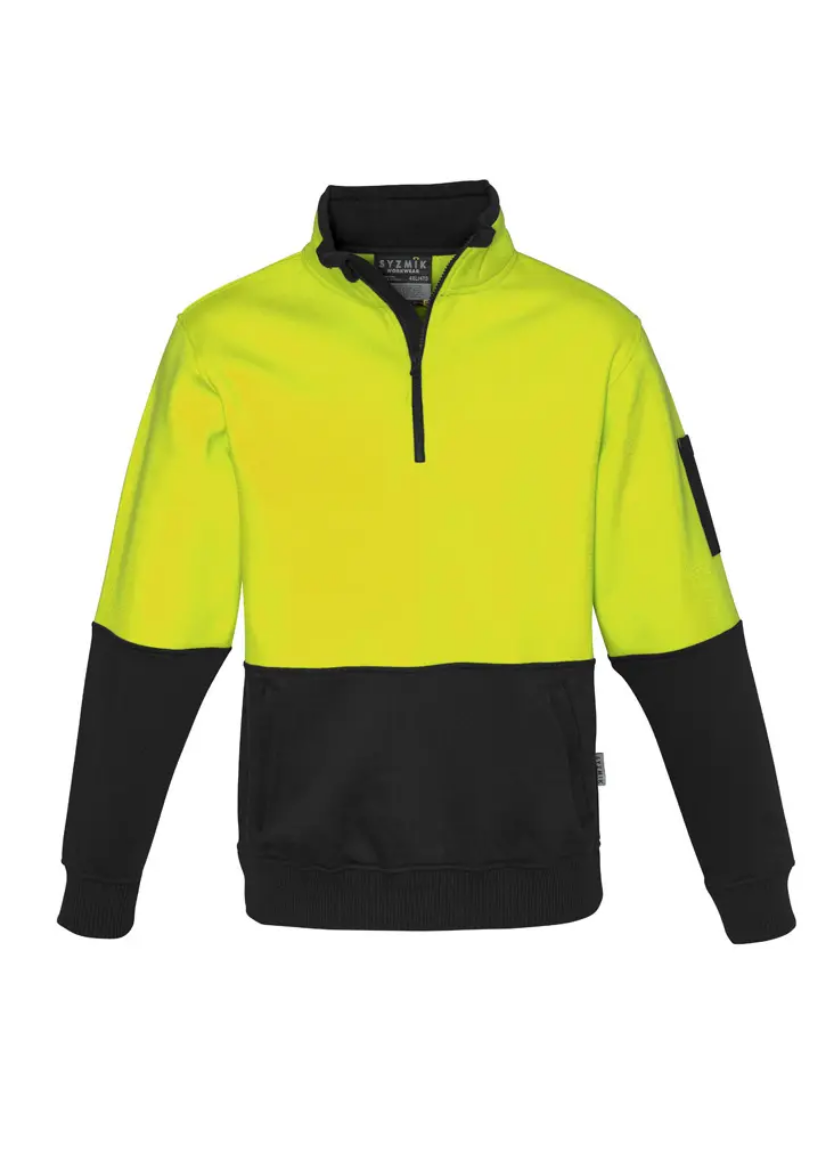 Picture of Syzmik, Unisex Hi Vis Half Zip Pullover